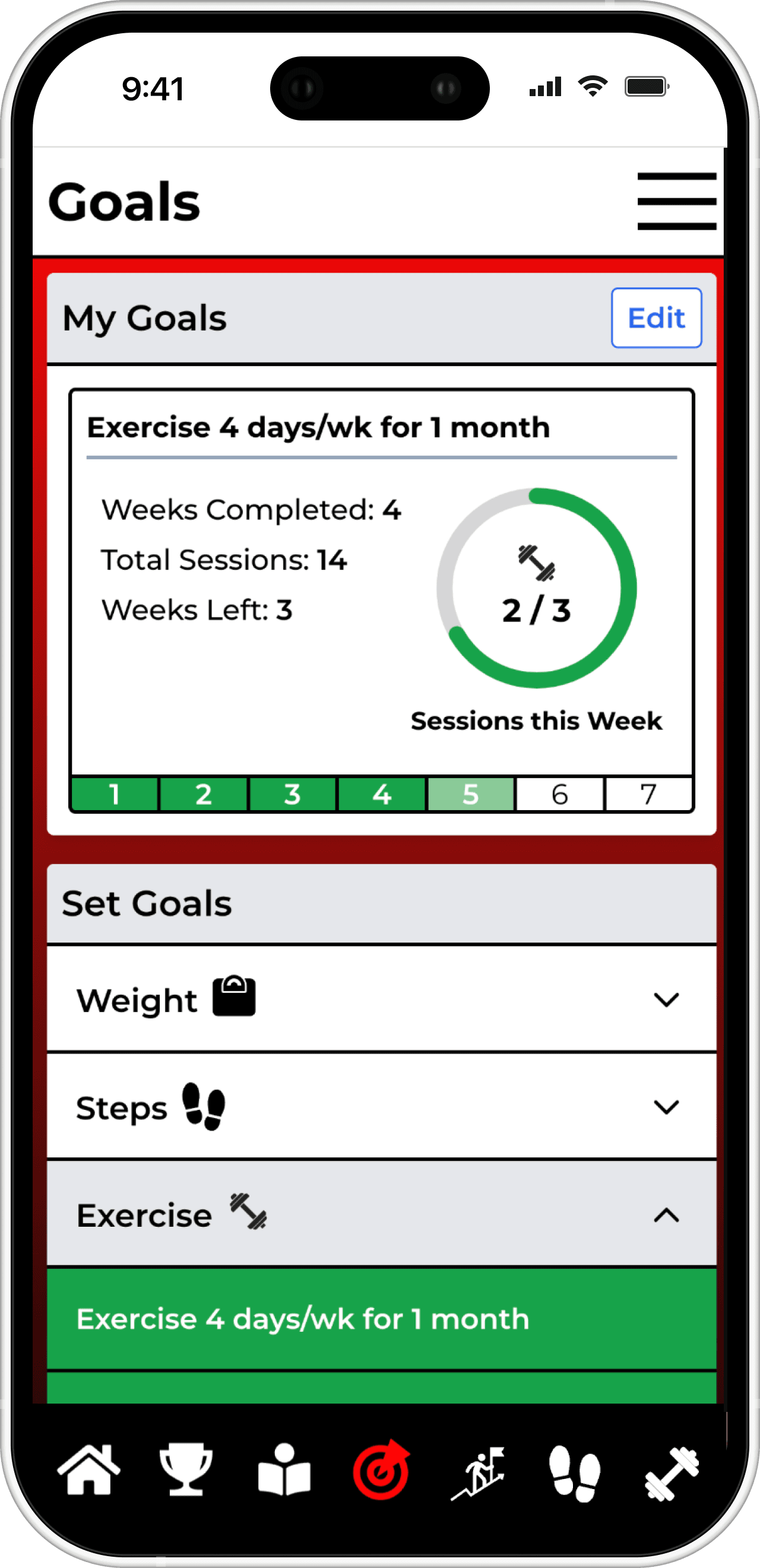 FitBrothers personalized goals