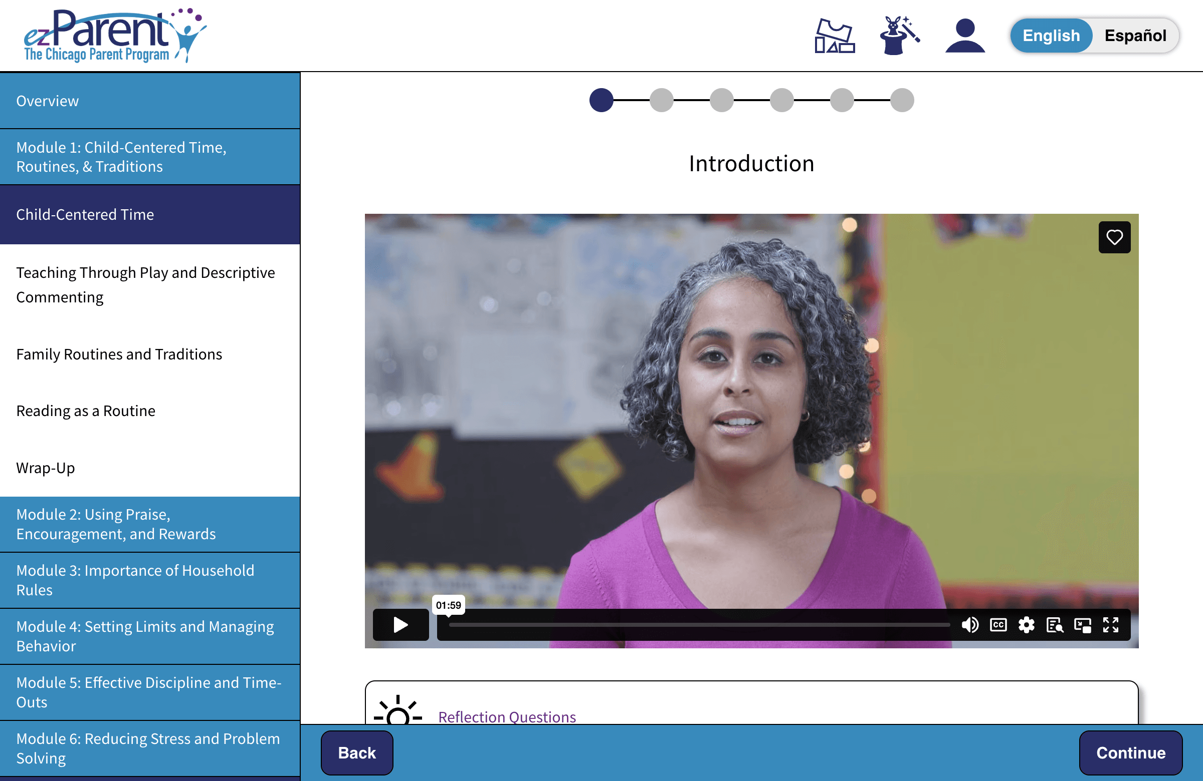 ezParent learning platform
